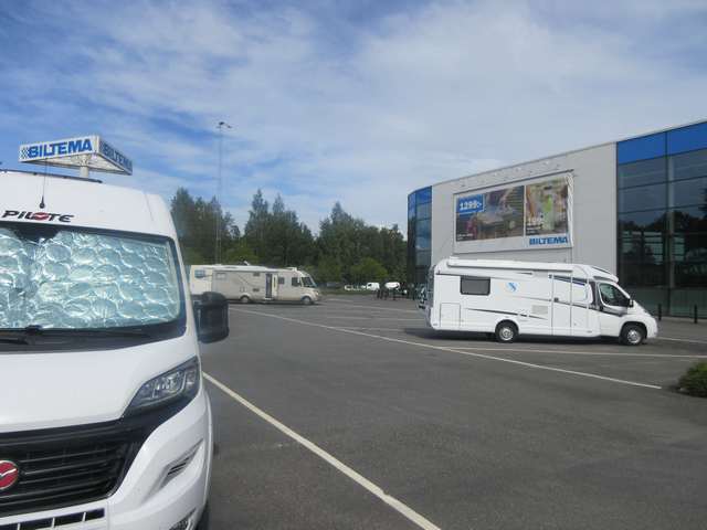 Overnatting ved Biltema