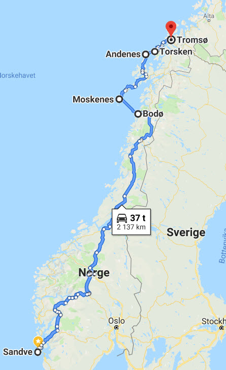 kart Sandve-Troms 
