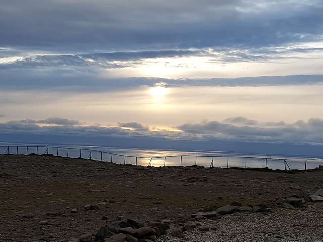 Midnattsol p� Nordkapp