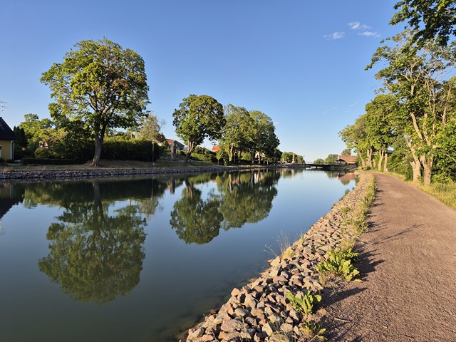 Vi gikk tur langs G�takanalen