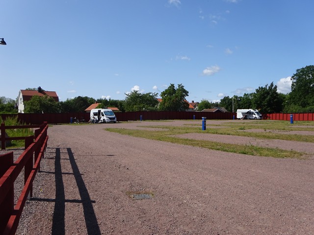 Motala bobilparkering ved G�ta kanal