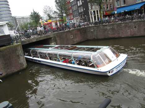 Kanalbt i Amsterdam