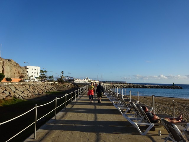 Moloen ved stranden i Puerto Rico