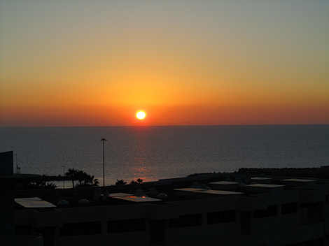 solnedgang