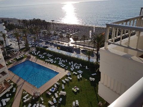 Utsikt fra balkongen