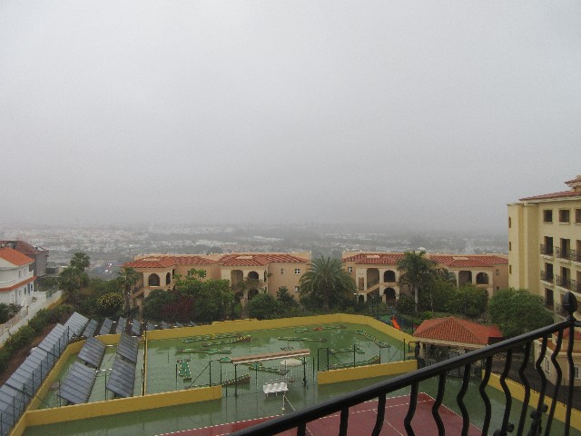 Regn over Maspalomas