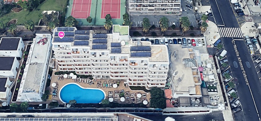 Hotellet Coral California (Google maps)